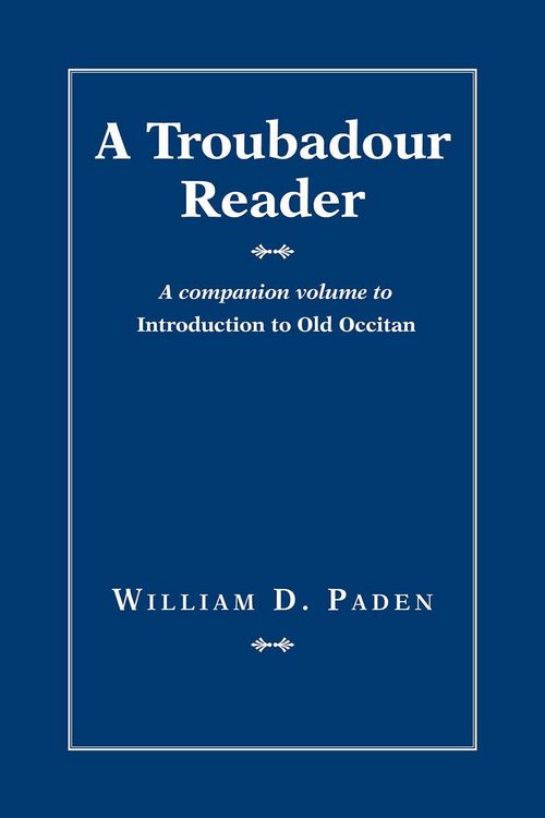 Produktbild: A Troubadour Reader