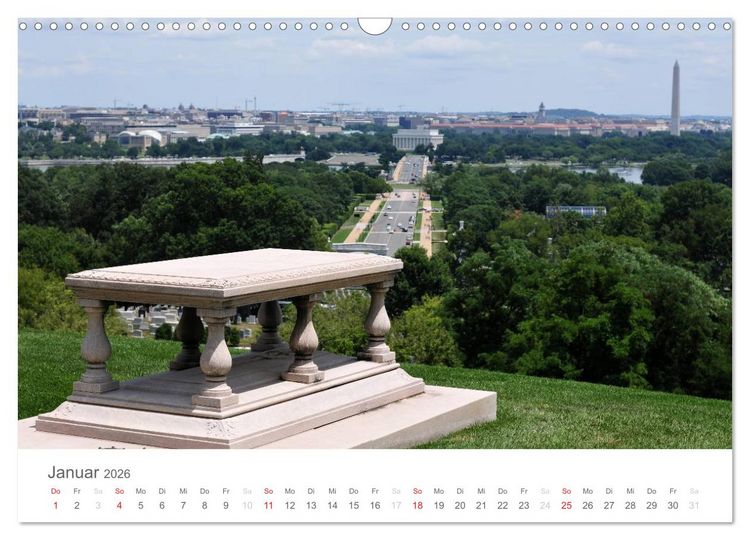 Produktbild: Washington im Auge des Fotografen (Wandkalender 2026 DIN A3 quer), CALVENDO Monatskalender