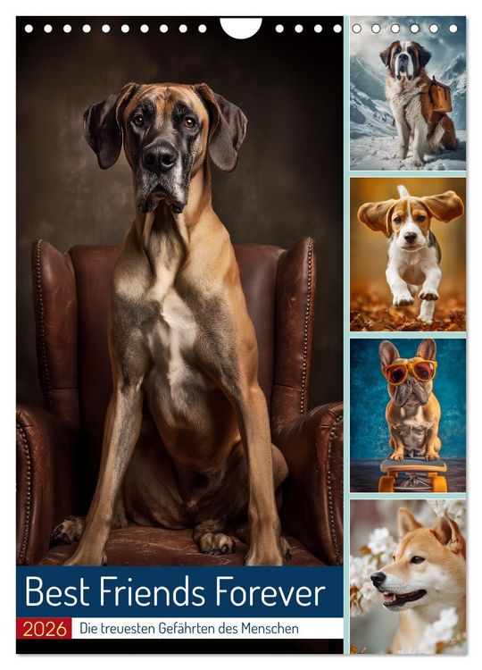 Produktbild: Best Friends Forever (Wandkalender 2026 DIN A4 hoch), CALVENDO Monatskalender