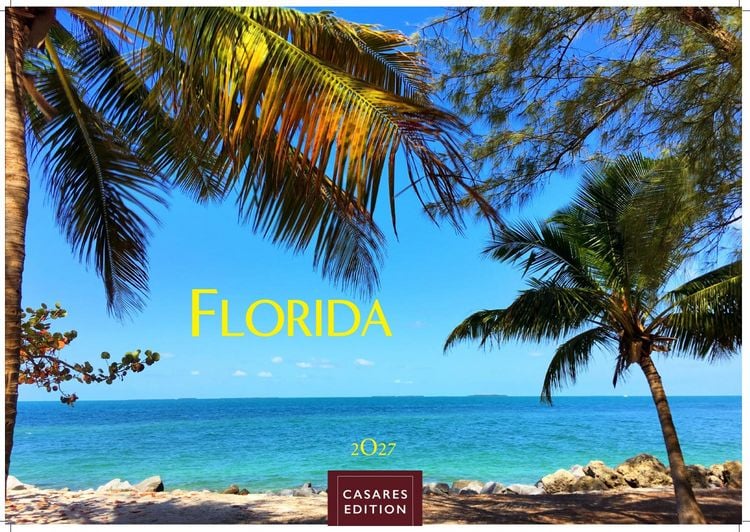 Produktbild: Florida Kalender 2027 &ndash; Wandkalender | Fotokalender Nordamerika 24x35cm &ndash; Sonne, Palmen & Str&auml;nde: Farbenfrohe Motive aus dem Sunshine State f&uuml;r deine Wanddeko