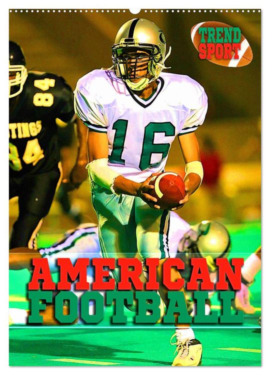 Produktbild: Trendsport American Football (Wandkalender 2026 DIN A2 hoch), CALVENDO Monatskalender