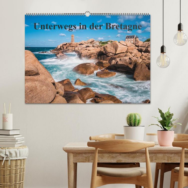 Produktbild: Unterwegs in der Bretagne (Wandkalender 2026 DIN A2 quer), CALVENDO Monatskalender