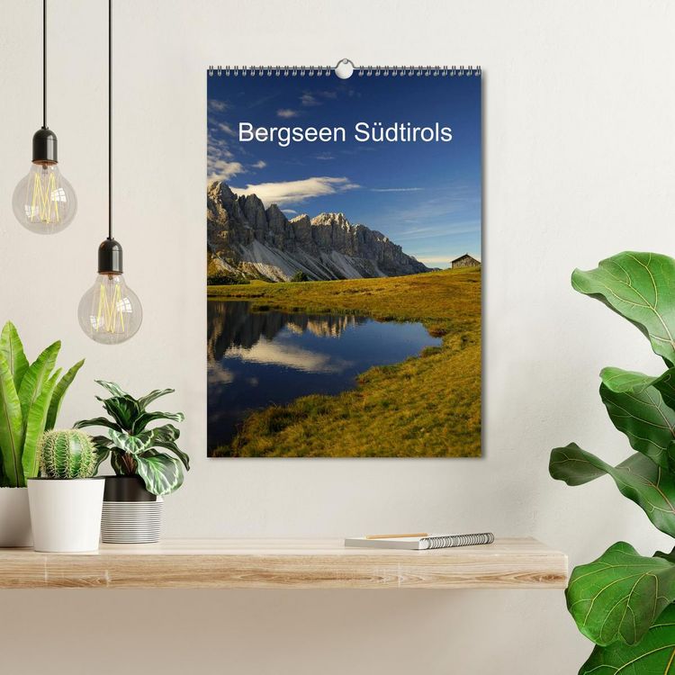 Produktbild: Bergseen S&uuml;dtirols (Wandkalender 2026 DIN A3 hoch), CALVENDO Monatskalender