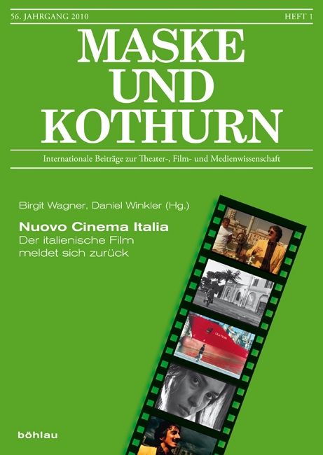 Produktbild: Maske und Kothurn 1/2010. Nuovo Cinema Italia
