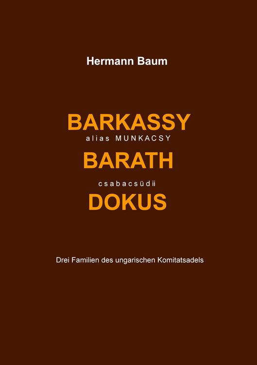 Produktbild: Barkassy alias Munkacsy - Barath - csabacs&uuml;di Dokus