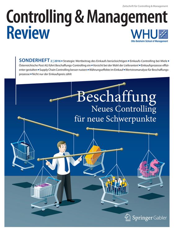 Produktbild: Controlling & Management Review Sonderheft 2-2016