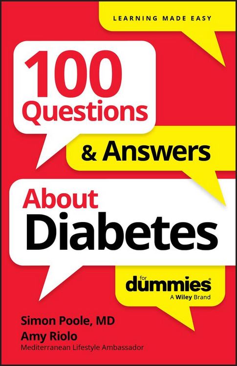 Produktbild: 100 Questions & Answers About Diabetes For Dummies