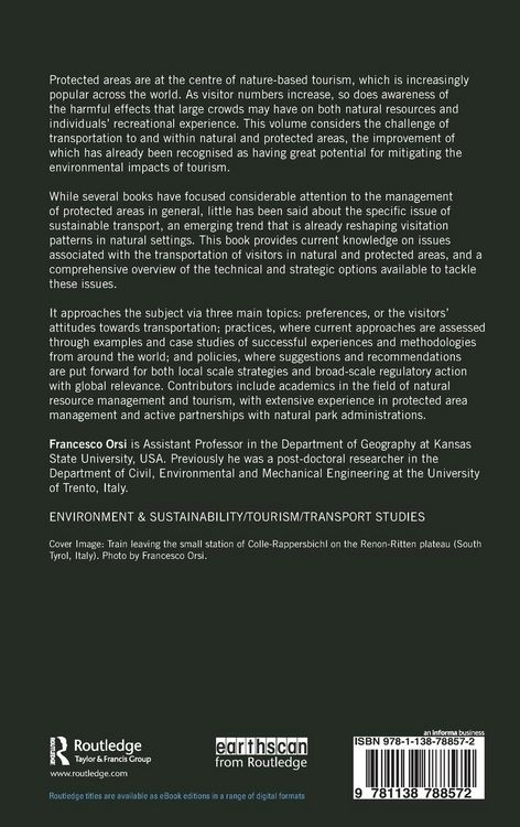 Produktbild: Sustainable Transportation in Natural and Protected Areas