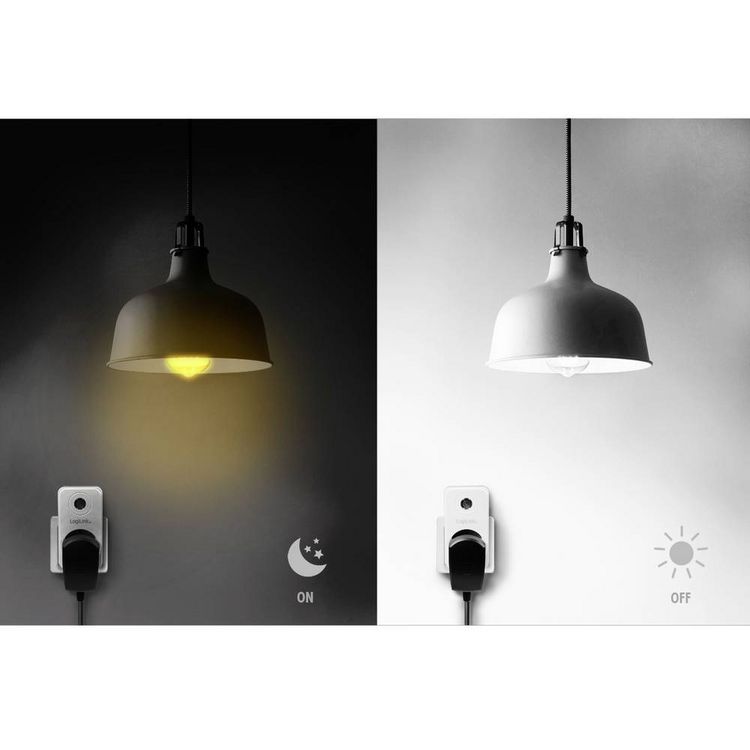 Produktbild: LogiLink PA0263 D&auml;mmerungsschalter Wei&szlig; 230V