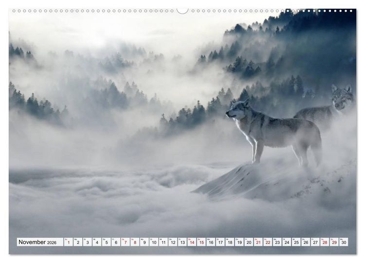 Produktbild: G&ouml;ttererwachen. Die Natur im mystischen Nebel (Wandkalender 2026 DIN A2 quer), CALVENDO Monatskalender