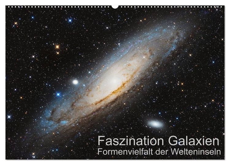 Produktbild: Faszination Galaxien Formenvielfalt der Welteninseln (Wandkalender 2026 DIN A2 quer), CALVENDO Monatskalender