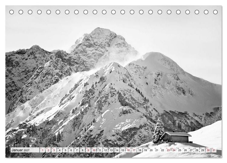 Produktbild: Traumhafte Allg&auml;uer Alpen (Tischkalender 2027 DIN A5 quer), CALVENDO Monatskalender