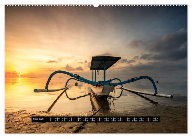 Produktbild: Urlaub Pur, 12 Str&auml;nde aus 12 L&auml;ndern (Wandkalender 2026 DIN A2 quer), CALVENDO Monatskalender