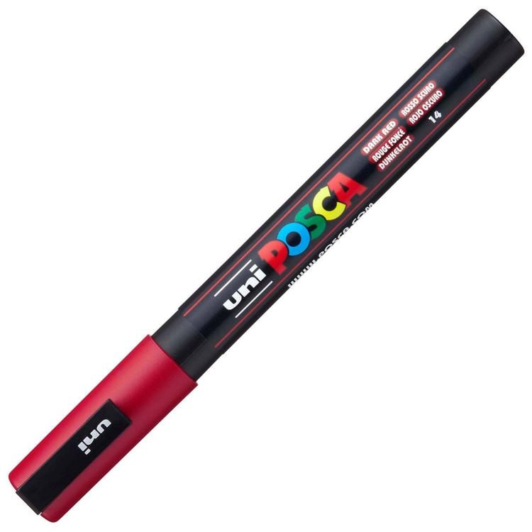 Produktbild: uni-ball Marker POSCA PC-3M dunkelrot