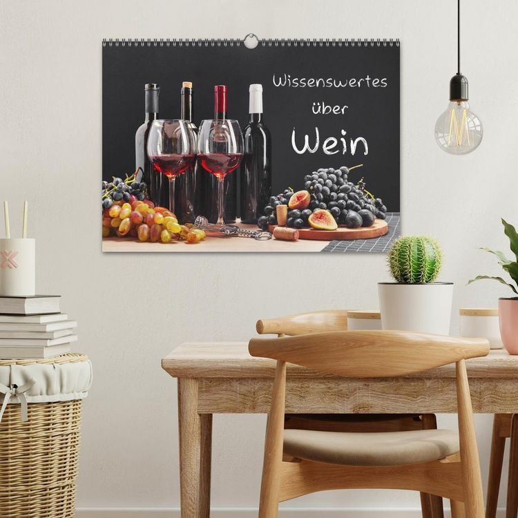 Produktbild: Wissenswertes &uuml;ber Wein (Wandkalender 2027 DIN A3 quer), CALVENDO Monatskalender