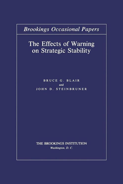 Produktbild: The Effects of Warning on Strategic Stability