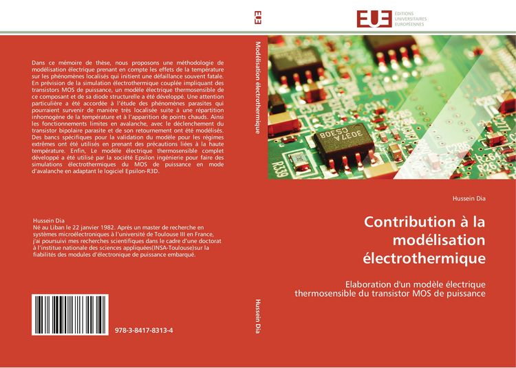 Produktbild: Contribution &agrave; la mod&eacute;lisation &eacute;lectrothermique