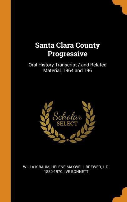 Produktbild: Santa Clara County Progressive