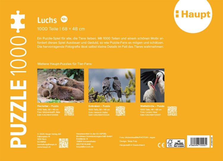 Produktbild: Luchs &ndash; Puzzle