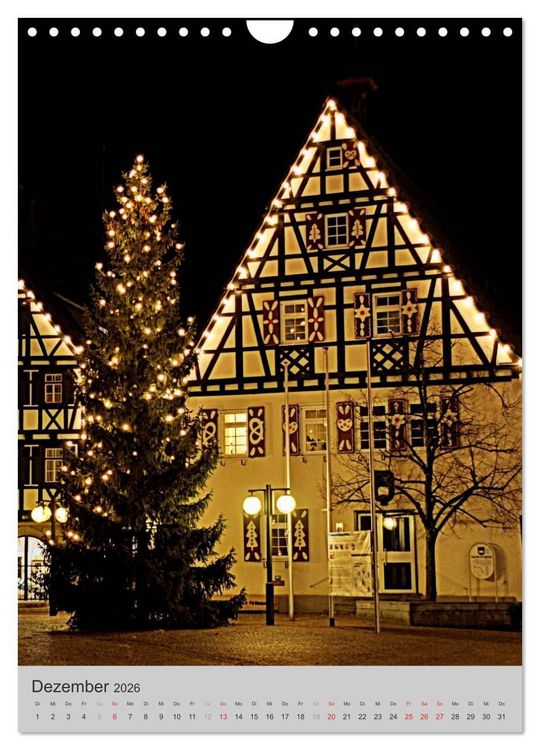 Produktbild: Pfullingen ... meine Stadt (Wandkalender 2026 DIN A4 hoch), CALVENDO Monatskalender