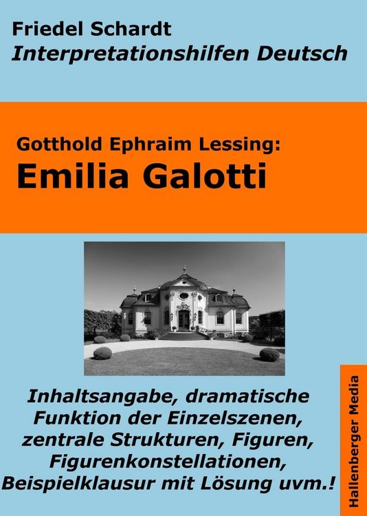 Produktbild: Emilia Galotti - Lekt&uuml;rehilfe und Interpretationshilfe. Interpretationen und Vorbereitungen f&uuml;r den Deutschunterricht.