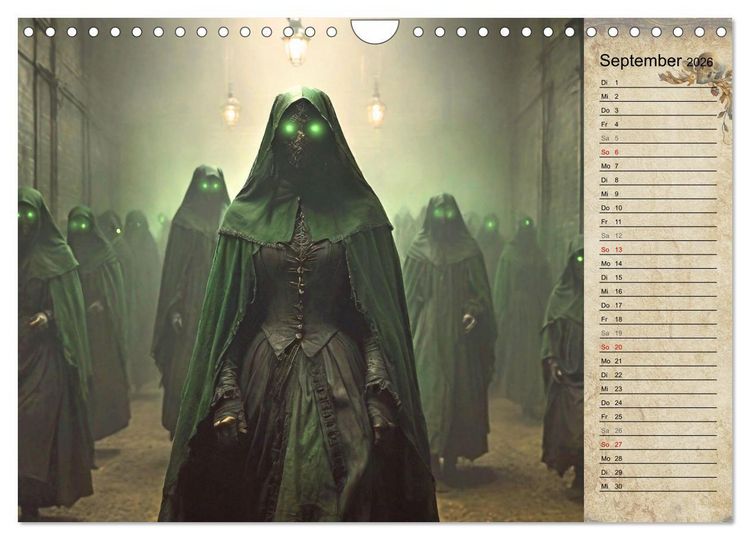 Produktbild: Viktorianische Schrecken (Wandkalender 2026 DIN A4 quer), CALVENDO Monatskalender