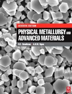 Produktbild: Physical Metallurgy and Advanced Materials