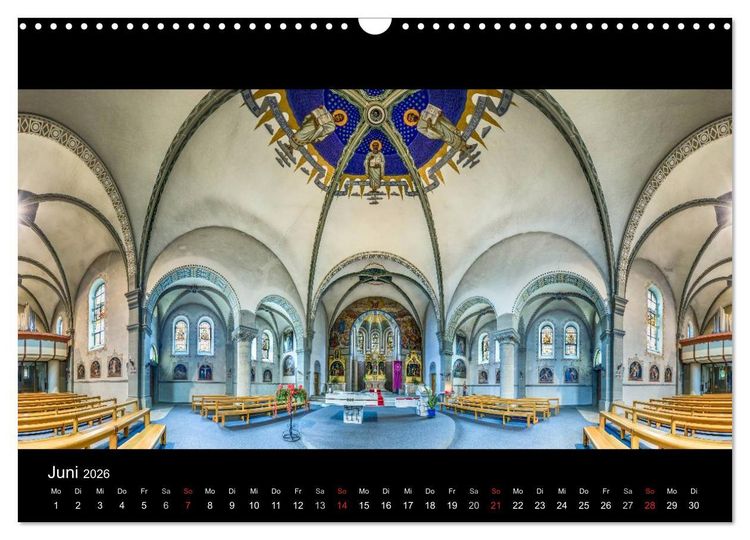 Produktbild: Kapellen, Kirchen und Kathedralen 2026 (Wandkalender 2026 DIN A3 quer), CALVENDO Monatskalender