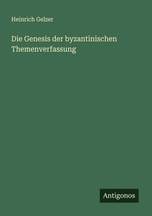 Produktbild: Die Genesis der byzantinischen Themenverfassung