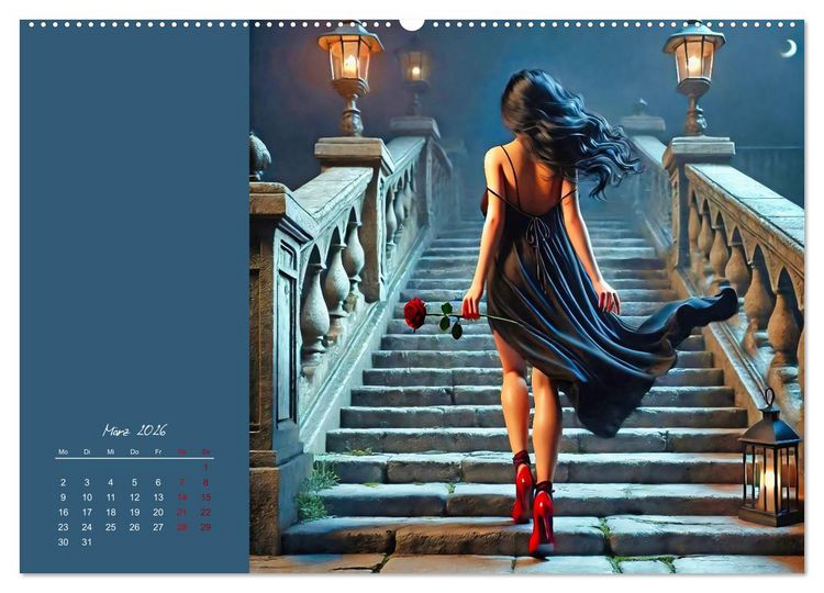 Produktbild: Stilvoll - Das kleine Schwarze (Wandkalender 2026 DIN A2 quer), CALVENDO Monatskalender