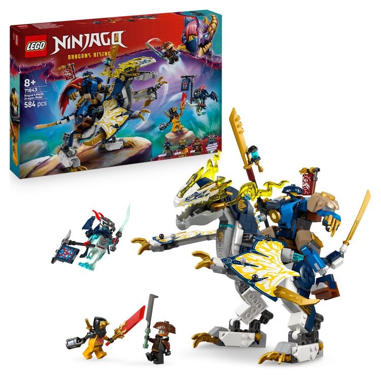 Bild vom Artikel LEGO NINJAGO Rogues Mech-Drachenreiter - Drachen-Spielzeug - 71843 vom Autor 