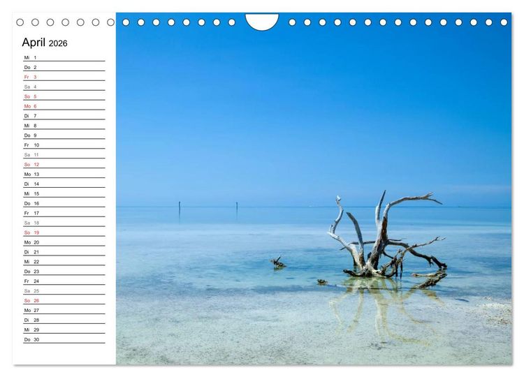 Produktbild: FLORIDA KEYS und KEY WEST Malerische Reiseroute (Wandkalender 2026 DIN A4 quer), CALVENDO Monatskalender