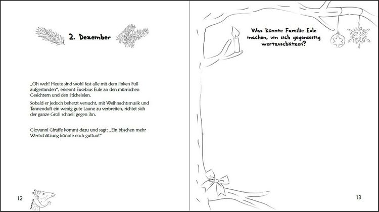 Produktbild: Was brauchst du im Advent? Der Familien-Adventskalender in Giraffensprache f&uuml;r Gewaltfreie Kommunikation mit Kindern und Eltern