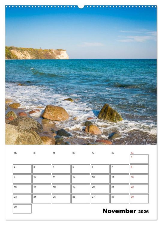 Produktbild: Insel R&uuml;gen - Wilde Sch&ouml;nheit an der Ostsee (hochwertiger Premium Wandkalender 2026 DIN A2 hoch), Kunstdruck in Hochglanz