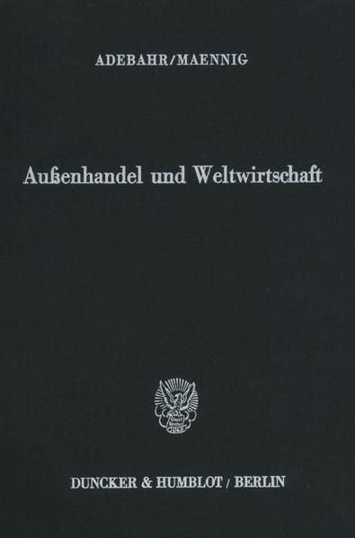 Produktbild: Au&szlig;enhandel und Weltwirtschaft.