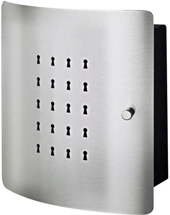 Produktbild: Burg W&auml;chter Schl&uuml;sselkasten SLOT 6220/10 Ni 33530 Anzahl Haken 10 Edelstahl, Schwarz