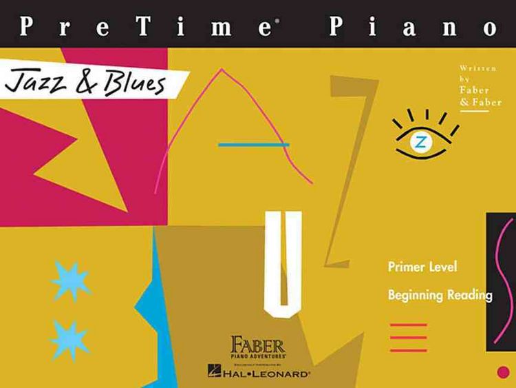 Produktbild: Pretime Piano: Jazz and Blues - Primer Level Beginner Jazz Piano Method Sheet Music for Kids Early Elementary Blues Songbook for Piano Students Faber Piano Method Book with Fun Intro to Jazz