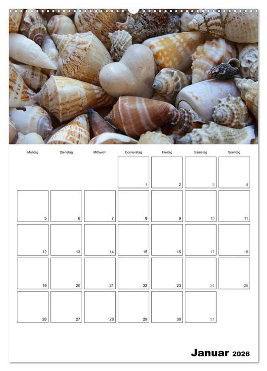 Produktbild: Ein herzliches Jahr (hochwertiger Premium Wandkalender 2026 DIN A2 hoch), Kunstdruck in Hochglanz