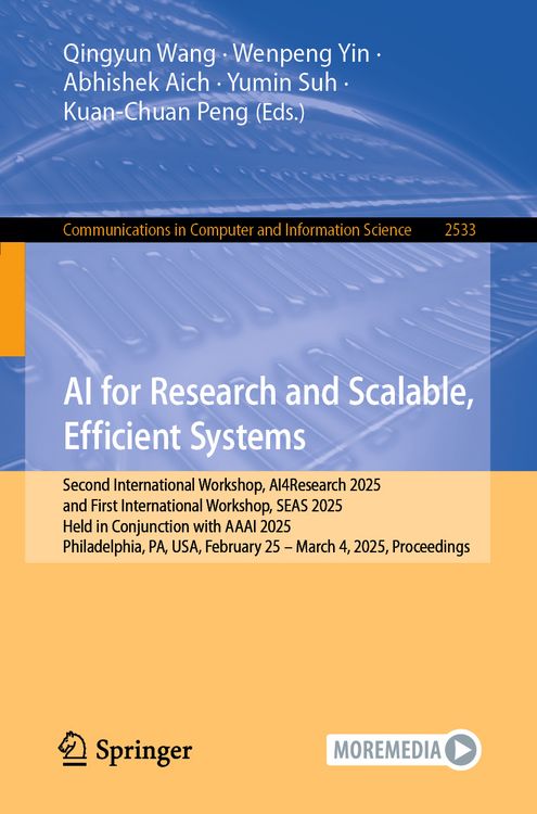Produktbild: AI for Research and Scalable, Efficient Systems