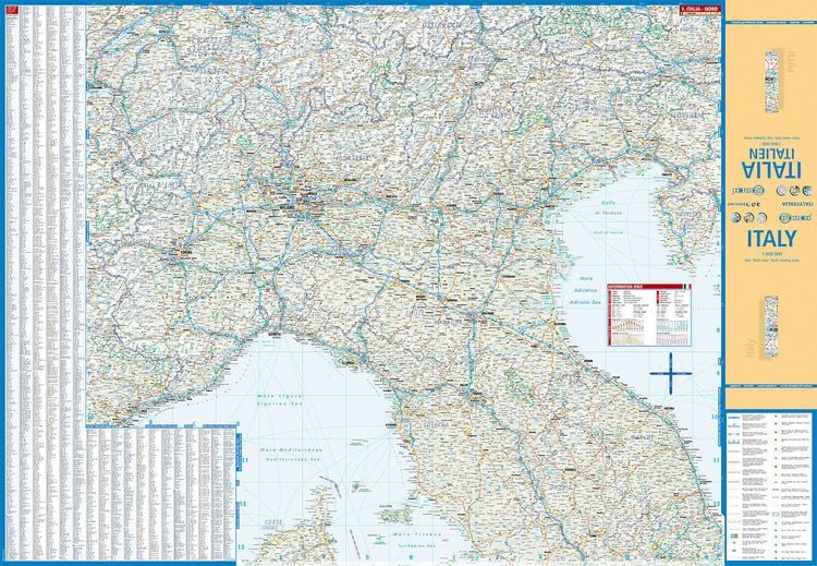 Italia / Italien / Italy 1 : 800 000