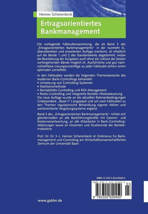 Produktbild: Ertragsorientiertes Bankmanagement