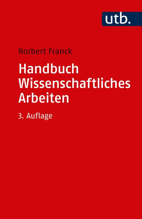 Produktbild: Handbuch Wissenschaftliches Arbeiten