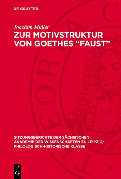 Produktbild: Zur Motivstruktur von Goethes "Faust"