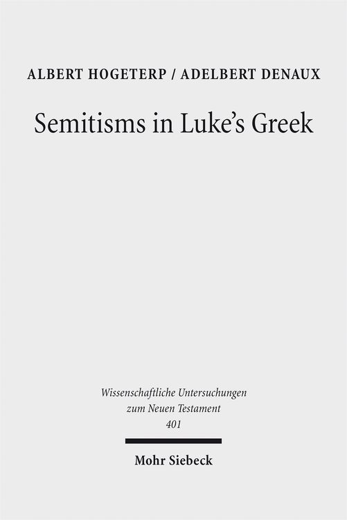 Produktbild: Semitisms in Luke's Greek