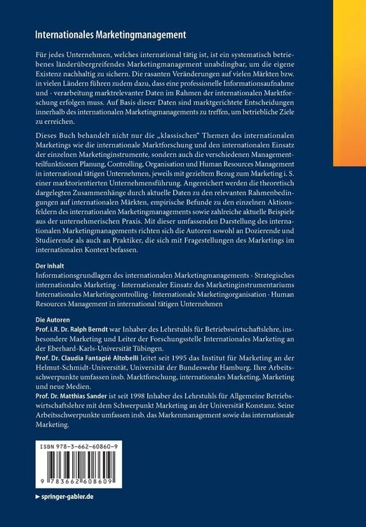 Produktbild: Internationales Marketingmanagement