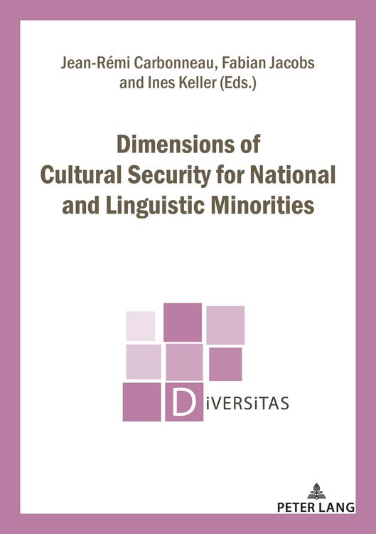 Produktbild: Dimensions of Cultural Security for National and Linguistic Minorities