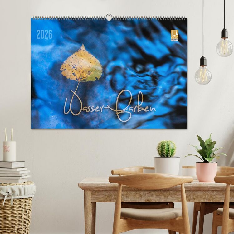 Produktbild: Wasser-Farben (Wandkalender 2026 DIN A2 quer), CALVENDO Monatskalender