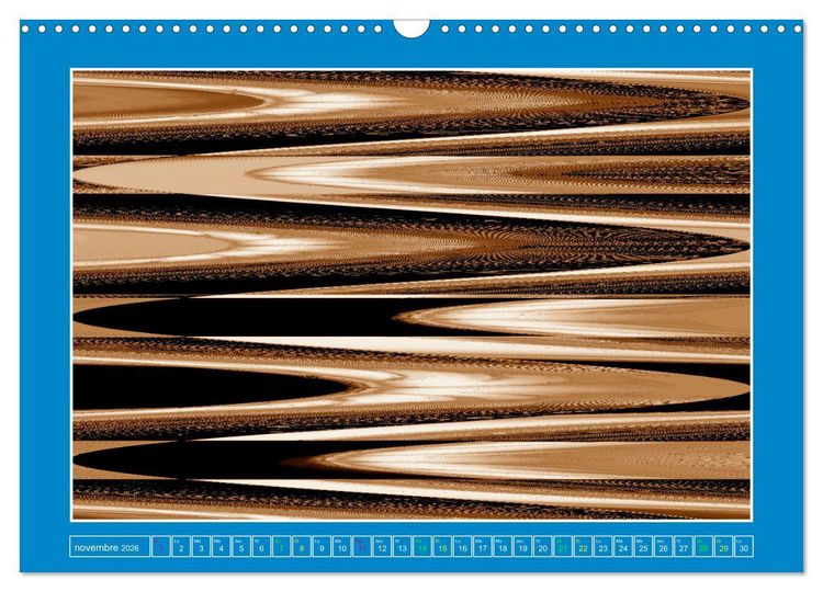 Produktbild: Art abstrait et contemporain (Calendrier mural 2026 DIN A3 vertical), CALVENDO calendrier mensuel