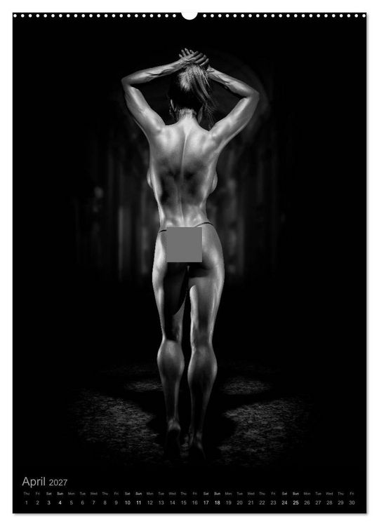 Produktbild: POWER NUDES (High Quality Premium Wall Calendar 2027 DIN A2 portrait),CALVENDO 12 Month Wall Calendar