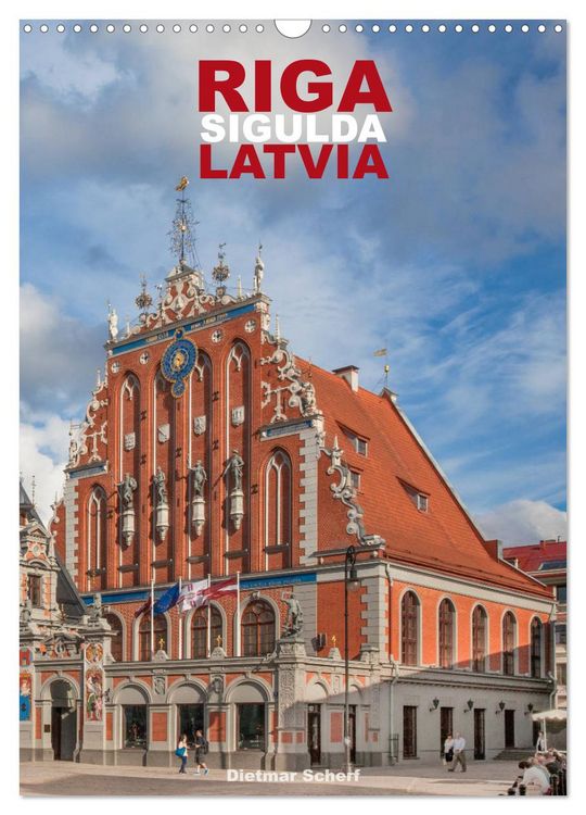 Produktbild: Riga Sigulda Latvia (Wall Calendar 2026 DIN A3 portrait), CALVENDO 12 Month Wall Calendar